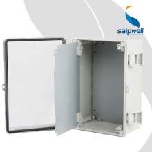 Manufacturer Saipwell Transparent or Gray waterproof hinged plastic electrical enclosure